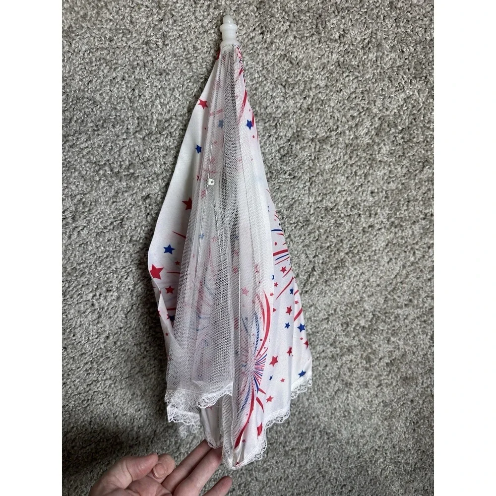 Set of 3 Patriotic Pop Up Mesh Food Covers 16